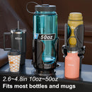 Car Cup Holder Expander Cup Holder Extender Adapter with Expandable Arm and Adjustable Base Compatible with Yeti Ramblers 14-64oz Hydro Flasks 18-64oz Most Coffee Mugs Bottles & Cups-3