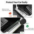 Upgraded carbon fiber wrap door sill protector car door protector edge guards car vinyl wrap Vinyl Automotive Protection Film Anti-Collision Fits for car Truck SUV Motorcycle (2.7In x 33Ft)-2