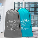 2 Pack Extra Large Travel Laundry Bag Dirty Clothes Organizer with Drawstring Heavy Duty Travel Laundry Bags Easy Fit a Laundry Hamper Travel Essentials-4
