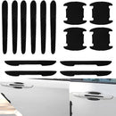 14 pcs car Door Wrist Scraper Door Bumper Strip Bumper Strip Anti-Friction Anti-Scratch Trim car Door Handle Anti-Scratcher-1