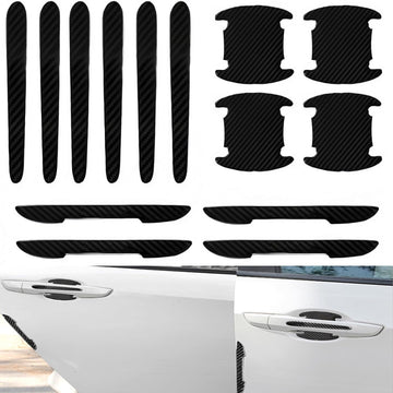 14 pcs car Door Wrist Scraper Door Bumper Strip Bumper Strip Anti-Friction Anti-Scratch Trim car Door Handle Anti-Scratcher