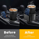 Car Cup Holder Expander Cup Holder Extender Adapter for Car with Adjustable Base Fits YETI 24/36/46oz HydroFlask 32/40oz Large Water Bottles in 2.7-4.2 (16-46 OZ)-4