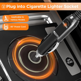 Heated Car Blanket 12-Volt Electric Blanket for Car Truck SUV RV Portable Heated Throw for Camping Charcoal 59 x 43