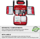 Premium 420 Piece Large First Aid Kit for Home Car Travel Camping Truck Hiking Sports Office Vehicle & Outdoor Emergencies - Emergency Medical Kits Businesses & Home Medical Supplies-6