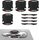 8PCS Car Door Protector Sports Car Door Handle Scratch Protector Door Handle Bowl Sticker Doors Handle Protection Accessories Universal for Most Car SUV Truck-1