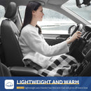 12-Volt Heated Car Blanket with 2 USB Output Ports 3 Heating Levels & 4 Hours Auto Off Electric Blanket for Car Truck SUV RV or Camping Machine Washable 59 X 43 Plaid-2