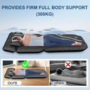 Inflatable SUV Air Mattress Bed Car Mattress for SUV Double-Sided Flocking Travel Camping Bed Car Sleeping Mattress for Universal SUV with Air Pump 2 Pillows-6