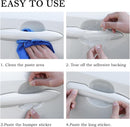 4PCS Car Door Handle Protectors 4PCS Car Door Handle Cup Protector Kit PVC Car Door Handle Scratch Protector for Scratches As Car Decorations Universal Car Door Handle Scratch Protector (Transparent)-2