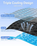 Cooling Ice Car Seat Cushion for Long Driving Super Cold Car Cushion Gel Seat Cushion Keep Cool for Long Car Rides-4