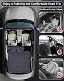 Inflatable Car Mattress Bed: SUV Camping Air Bed for Truck Backseat with Pump & Pillows Car Sleeping Airbed for Van Back Seat-6