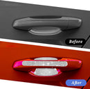 Crystal Car Door Handle Scratches Protector - 10PCS Silver Rhinestone Stickers - Bling Auto Accessories for Women-6