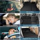 Car Bed SUV Air Mattress Car Air Mattress with Home Power Adapter Electric Pump 2 Inflatable Pillows and 2 Footrests for Back Seat Side Seat Trunk Sleeping Thickened Camping Bed - Black-4