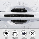 8Pcs Car Door Handle Bowl Sticker Reflective Car Door Handle Paint Scratch Protector Self-Adhesive Scratch Collision Protection Guard Auto Exterior Decor Universal for SUV Truck RV (Black)-7