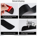 Car Door Threshold Protection 4PCS Door Edge Step Dust Shield Cover Door Width 23.6x2.36inch Car/SUV Universal Rubber Scratch Resistant Exterior Accessories (Black)-3