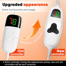 Heated Blanket Electric Throw 50X60 Heating Blanket with 10 Heat Levels 8 Hours Auto-Off Overheat Protection Fall & Winter Lap Office Chair Blanket Dorm Room Grandma Gift ETL Misty Grey-6