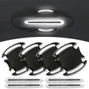 Car Door Handle Protector Car Handle Cover Car Handle Protectors for Vehicles Universal for Most Cars Trucks and Vans (White & Black #8PCS)-1