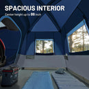 5 Person SUV Tent Weather Resistant Portable for Car SUV Van Camping Includes Rainfly and Storage Bag 10 W X 8 L X 7.1 H Blue-6