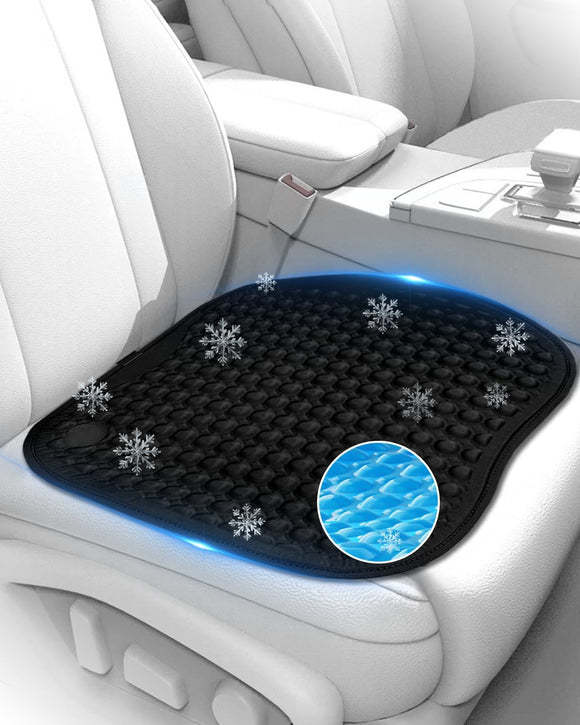 Cooling Ice Car Seat Cushion for Long Driving Super Cold Car Cushion Gel Seat Cushion Keep Cool for Long Car Rides