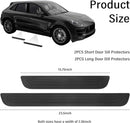 4PCS Car Door Sill Protector Anti-Scratch Rubber Car Door Protector Edge Guards for Door Steps Universal Waterproof Door Threshold Strips Exterior Accessories for Car Truck SUV (Black Width 2.36)-5