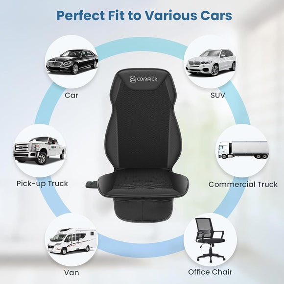 Cooling Car Seat Cover Cushion for Car Front Seats Black 12V Car Seat Cooling Pad