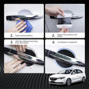 4PCS Car Door Handle Protectors Anti-Scratch TPU Carbon Fiber Protective Film 3D Door Cup Sticker Universal Fit for Most Cars SUVs Trucks Car Exterior Accessories-4