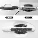 8pcs Bling Car Door Handle Protector Stickers Crystal Rhinestone Glitter Car Door Handles Cup Scratch Protectors Decals Universal (Black)-3