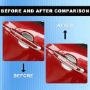 8Pcs Waterproof Car Door Handle and Rear View Mirror Scratch Protector Sticker Transparency Anti-Scratches Cup Protector-5