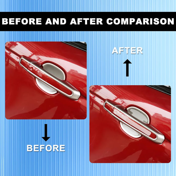 8Pcs Waterproof Car Door Handle and Rear View Mirror Scratch Protector Sticker Transparency Anti-Scratches Cup Protector
