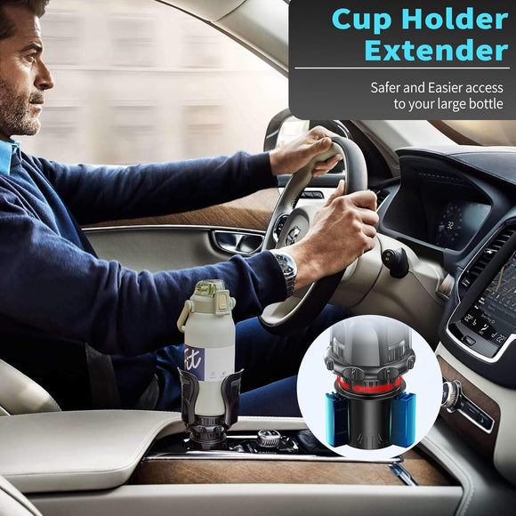 Cup Holder for CarCar Cup Holder Expander with Adjustable Cup Holder and Adjustable Base Large Cup Holder Adapter for Car Can Serve as Water Bottle Holder Drink Holder