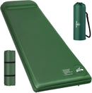 Memory Sleeping Pad 3.1 Ultra-Thick Foam Sleeping Mats for Camping Easy Inflate&Deflate 9.5 R-Value Insulated Camping Mattress Pad with Pillow for Car Travel Tent-1
