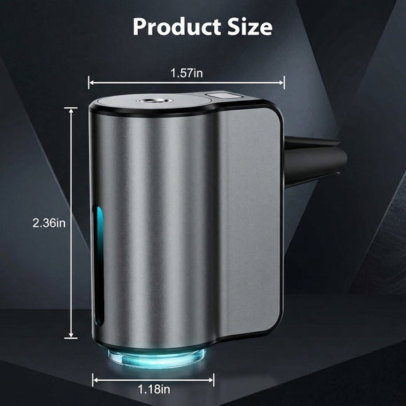 Smart Car Air Freshener Car Air Freshener Diffuser Car Diffuser Air Freshener with Three Adjustable Modes Aromatizante para Carro Car Diffuser with 8pcs Essential Oil(Black)