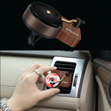 Car Air Freshener Vent Clips 20pcs Vintage Record Player Album Cover Air Freshener Spinning Record Design Car Decoration Gift for Music Lovers - 0
