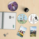 101Pcs Air Freshener Sublimation Blanks Kit Car Scented Hanging Sheets DIY Felt Sublimation Blank Air Freshener Sheet for Car and Home with Elastic Rope and Self-Seal Bags (Circle+Rectangle)-5