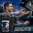 Reusable 12V Plug-in Car Air Freshener Power Fresh Auto Shut-Off Plug-In Convenience No Batteries Needed Includes 4 Scent Bars for Up to 30 Days of Freshness - Matte Black-6