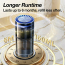 AUTO On/Off Smart Car Air Freshener with Blue Ambient Light Adjustable Concentration & 360Scent Aroud Car Diffuser 160ML Large Capacity for 6 Months Long-Lasting Use - Premium Cologne-7