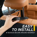 Back Seat Cover for Car Trucks Van SUV Waterproof Rear Bench Towel Seat Covers for Dogs and Kids Automotive Backseat Protector (Pink)-7