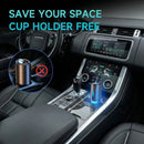 Car Air Freshener Three Adjustable Modes Intelligent Aroma Diffuser Rechargeable Car Diffuser Air Freshener Grey-4