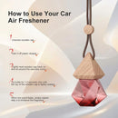 Car Air Freshener Hanging 2 Pcs All Season Zen Tea Scent Drift Car Air Freshener Wooden Fragrance Expanding Bottle Cap 10ml Per Bottle Used for Car Decoration and Fresh Air (All season Zen tea)-7