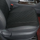 Front Car Seat Covers Bucket Seat Covers Leather High Back Auto Seat Covers for Cars Trucks Jeep Van SUV Pickup Airbag Compatible (Black)-6