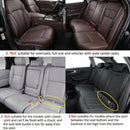 Pu Leather Car Seat Bottom Covers Protectors Include 1 Pair Front Driver Seat Pad Mat and 1 Rear Bench Cover Universal Fit 90% Vehicles Pink-7