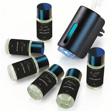 Car Air Freshener Air Freshener Diffuser Three Adjustable Modes Aromatherapy Machine Rechargeable (Black)
