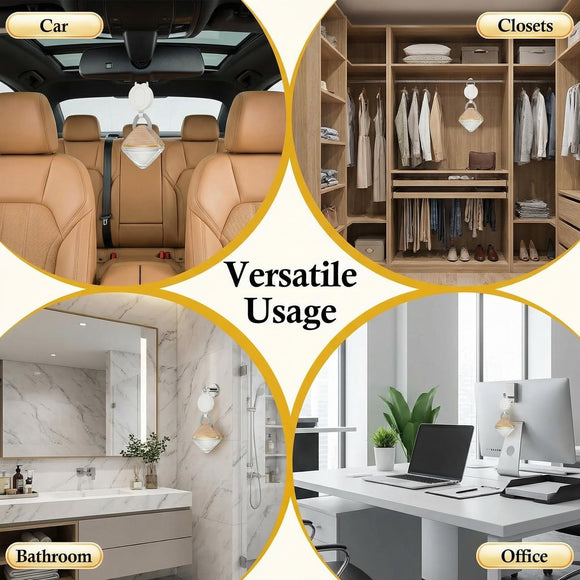 Premium Hanging Car Air Freshener Long Lasting Car Fresheners with Essential Oil Cars Diffuser for Men & Women | Non-Toxic | Cedar Mahogany | Adjustable Rope Diffusers for Cars Home Office