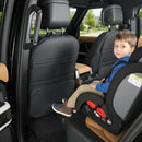 Seat Back Protector Preventing the Impact of Children Stepping on the Seat Backrest Beautiful appearance and easy to clean black (Black -2pcs)-6