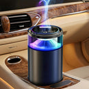 2025 Upgraded Smart Car Air Freshener Diffuser New Car Smell Air Freshener Long Lasting Auto On/Off Car Scent with 8 Ambient Lights Car Diffusers for Essential Oil (Snow Mountain)-1