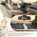 2 Sets Hanging Car Air Freshener and Essential Oil Diffuser Car Air Freshener Daisy Essential Oil Diffuser Long Lasting Automobile Aromatherapy (White Pistachio & Salted Caramel)-3