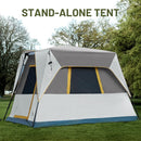 5 Person SUV Tent Weather Resistant Portable for Car SUV Van Camping Includes Rainfly and Storage Bag 10 W X 8 L X 7.1 H Khaki-3