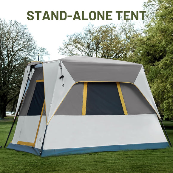 5 Person SUV Tent Weather Resistant Portable for Car SUV Van Camping Includes Rainfly and Storage Bag 10 W X 8 L X 7.1 H Khaki