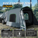 SUV Dome Tent for Camping Outdoor 6 Person Car Camping Tent Easy Set Up SUV Tailgate Tent with Rainfly 10 x 10 Vehicle Camping Tent-6