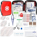 Travel-First Aid-Kit Car-Home 300PCS Survival-Kit Outdoor-Adventure - Small Portable Red Emergency Essential Sets Office Hiking Camping Business Public Must Have First Aid Gear Equipment-1