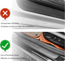 4PCS Car Door Sill Protector Anti-Scratch & Waterproof Car Door Sills Scratch Protection Universal Car Exterior Accessories Automotive Door Entry Guard for Car Truck SUV (Black Width 1.57)-2